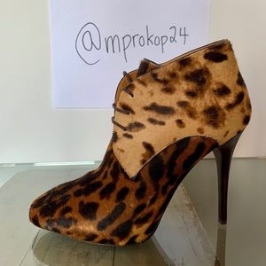 Ralph Lauren Collection Ponyhair Ankle Boots